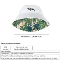 Fashion Reversible Hawaii Autumn Summer Big Head Size Fisherman Hat Hiphop Bucket Men Caps Men Casual Street Panama Hat 6