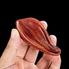 Mahogany Tobacco Pipe Rest Rack Smoking Pipe Holder Multi-functional Portable Leaf-shaped Solid Wood Pipe Special Accessories 1