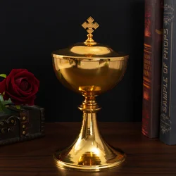 Gold - Plated Holy Communion and Liturgical Supply Set (Gold)
