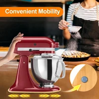 Bamboo Mixer Slider For Kitchenaid 5-8 Qt Bowl-Lift Stand Mixer, Kitchen Countertop Storage Accessoriesm12k 2