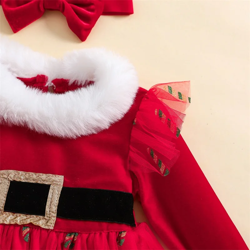 18 mo christmas dresses Baby girl dress, first Christmas dress, size 9 12 months, fluffy green emerald dress for girls, cute Baby Christmas outfit making it ideal for parties Gureui Toddler Girl Christmas Outfit