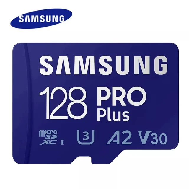 SAMSUNG 128GB Memory Card PRO Plus MicroSD Card  256GB 512GB 160MB/s C10 U3 V30 Microsd Micro SD SDXC 4K Video Phone 