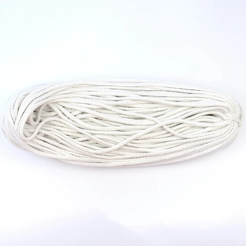 5-8mm Beige Rope Cotton Thick Cords Home Textile CraftDIY Handmade Decorative Accessories Cord