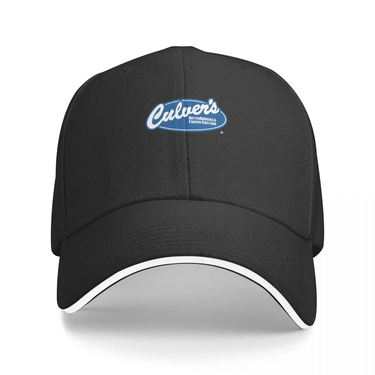 

The original beverage culver's logo fries logo Baseball Cap Big Size Hat Designer Hat Women's Beach Men's