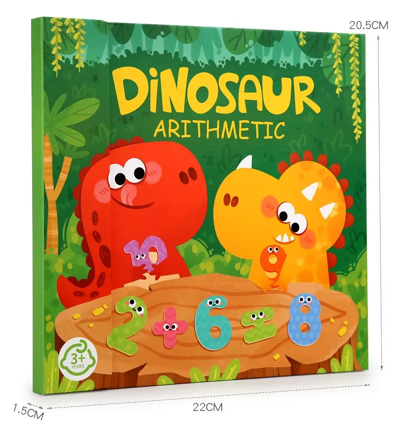 Magnetic math addition and subtraction teaching aids for children, digital decomposition training, math toy,early education