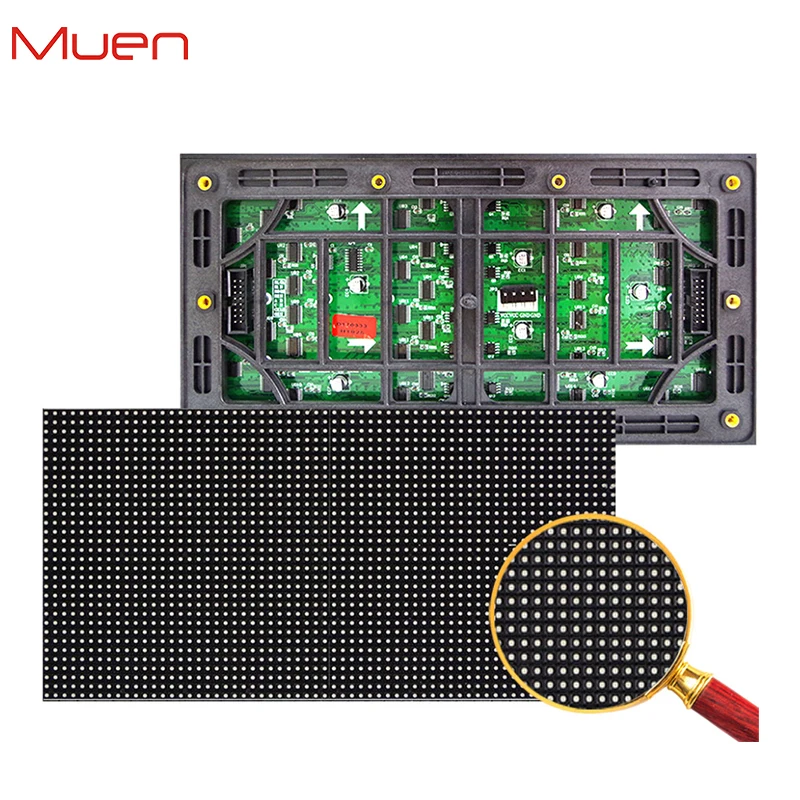 

P2.5 outdoor 128*64 pixels LED screen panel module 320*160mm 16 Scan RGB Full color panel module