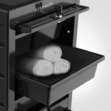 Description Picture 5 of itemPremium Lockable Salon Trolley Cart with Wheels and 6 Drawers & 2 Bucket, Versatile Salon Cart for Hair Stylist