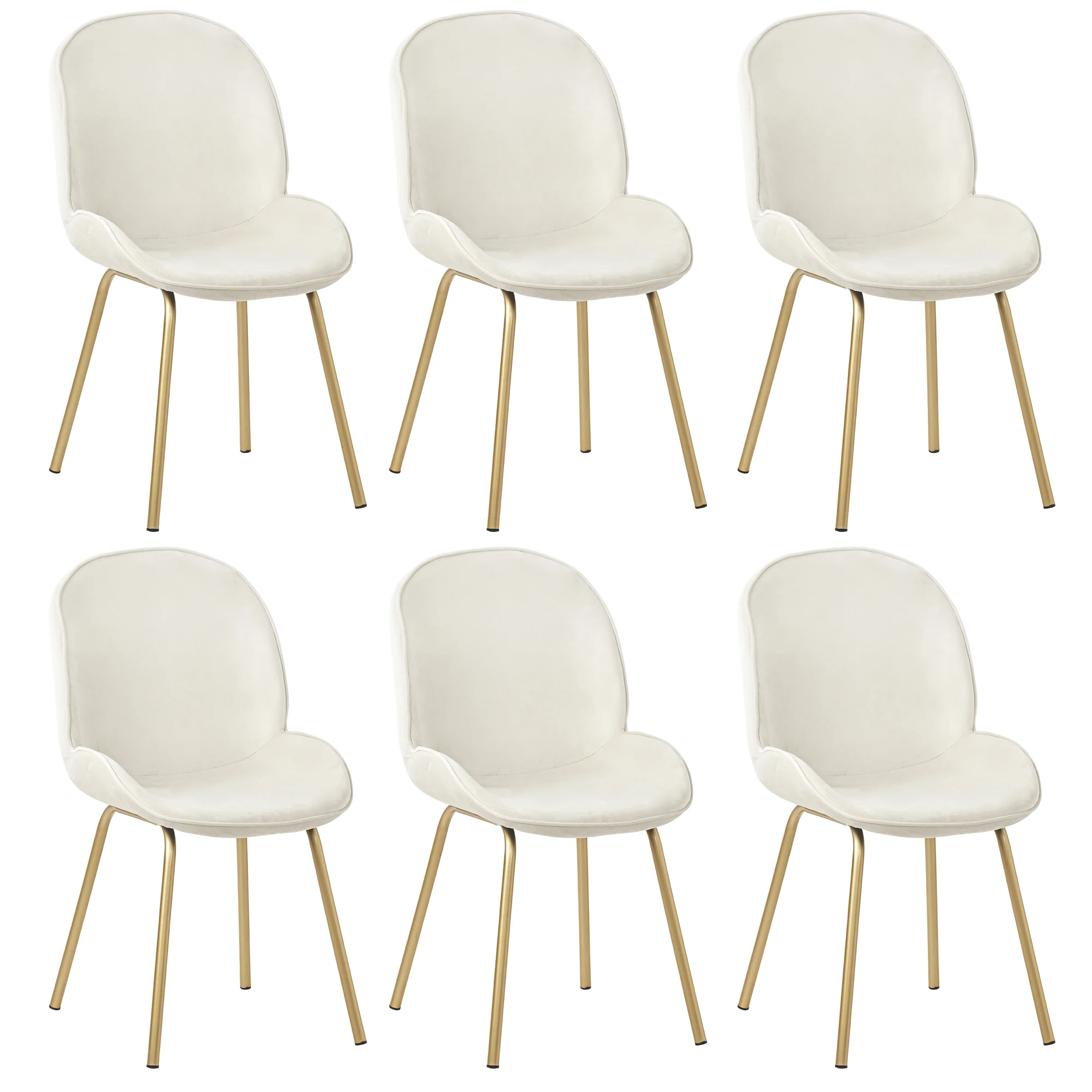Ensemble De Deux Fauteuils Baroque / Rococo - Bois Massif Doré - Siège à Accoudoirs Style Trône