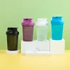 Sport Shaker Bottle 400ML Whey Protein Powder Mixing Bottle Sport Fitness Gym Shaker Outdoor Portable Plastic Drink Bottle 2