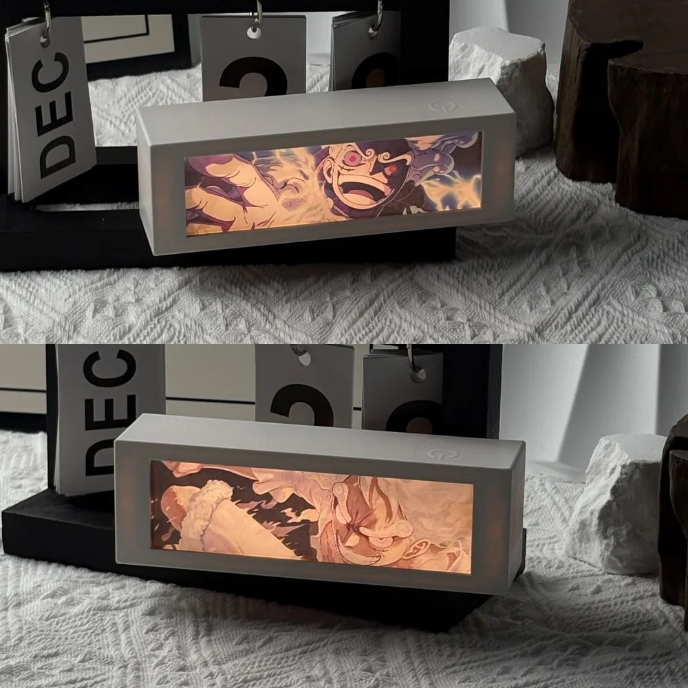 Anime 3D Motion Light Box – Manga Night Lamp for Bedroom & Gifts