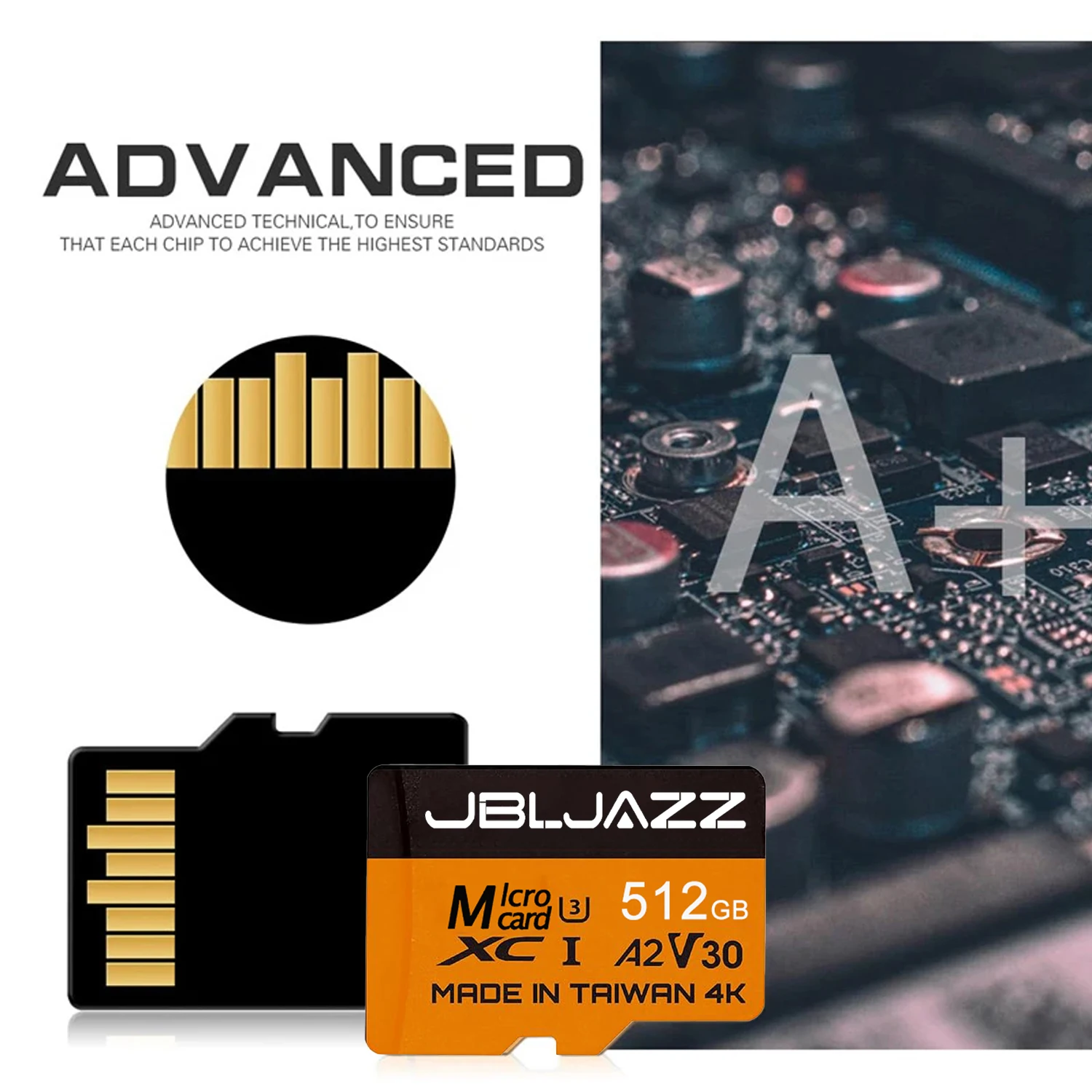 마이크로 SD 카드 고속 U3 클래스 10 TF 플래시 메모리 카드 256GB 512GB 미니 SD 카드 GoPro 액션 카메라 휴대폰 모니터링용