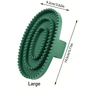 1pc Rubber Massage Cleaning Brush for Horses Durable Detangling  Tool for Bathing Equestrian Care Essentials  Horse Pet Grooming