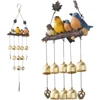 Outdoor Countryside Birds Wind Chimes Home Decorations Garden Courtyard Decorations Resin Bird Wind Chimes with Bell 1