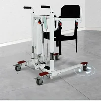 Electric Patient Transfer Commode Lift Chair Foldable IXP4 Waterproof with Bedpan from Bed to Chair for Handicapped 1