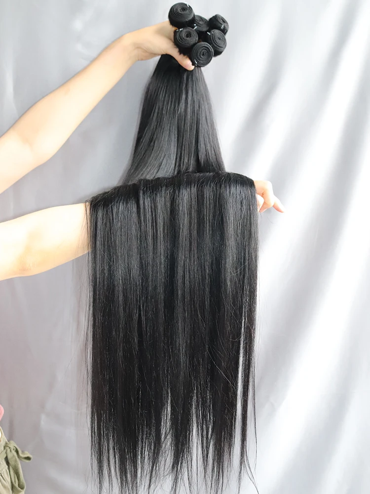 Cheap 8-40 Inch Straight Human Hair Bundles Top Quality