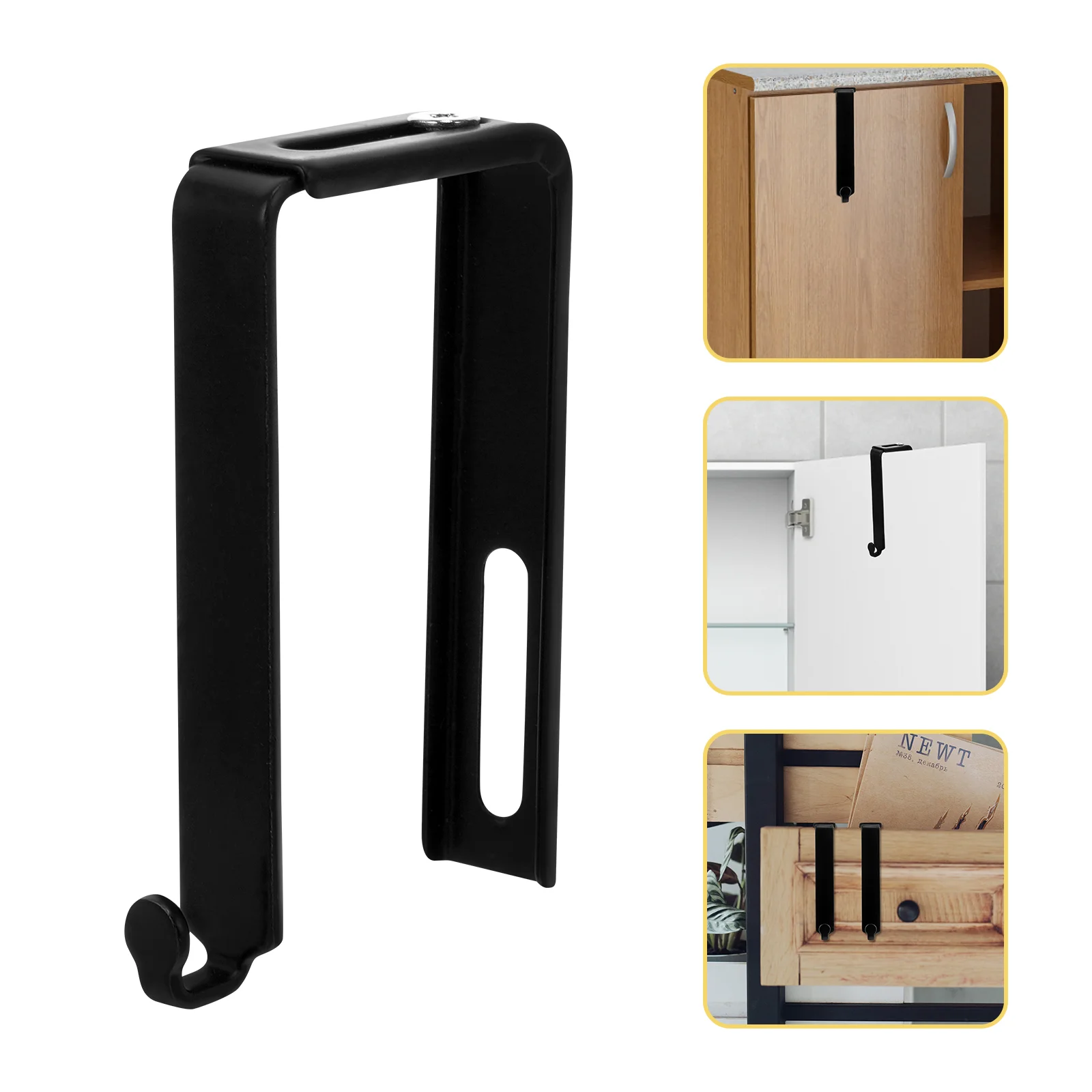 

4pcs Cabinet Hooks Cubicle Hangers Door Mirror Hangers Cabinet Partition Hangers