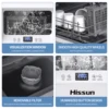 110V Home Kitchen Appliance Dishwasher Professional Portable Table-top Full-automatic Mini Dishwasher Portable Dish Washer 5