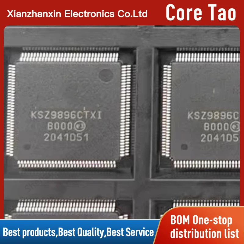 

1pcs/lot KSZ9896CTXI-TR KSZ9896CTXI KSZ9896 TQFP-128 Interface controller Ethernet chip in stock