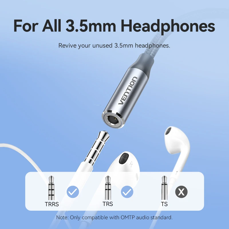 Vention Premium Lightning to 3.5mm Audio Adapter Cable
