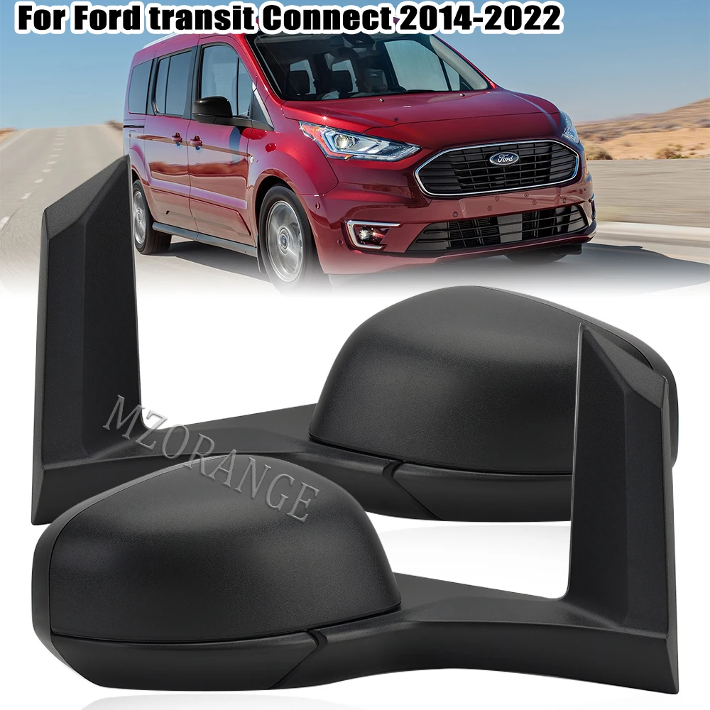 

Боковое зеркало заднего вида для Ford Transit Connect 2014 2015 2016 2017 2018 2019 2020 выпуклая линза с подогревом автомобильный аксессуар