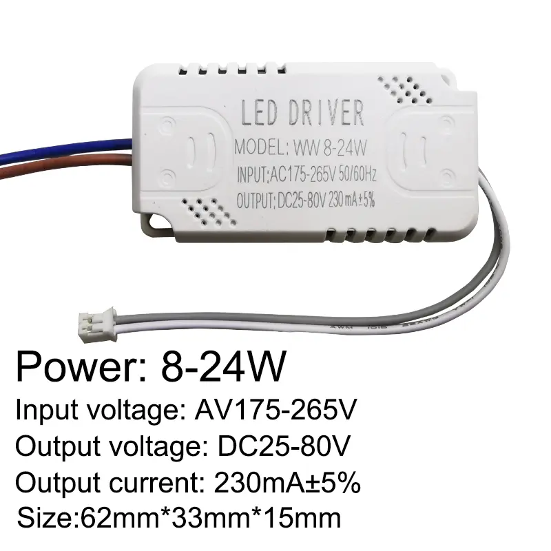 LED Driver 230mA 8-24w 24-40w 40-60w 60-80w 80-120w 100-150w LED Constant Current Driver Power Unit Supply LED Transformer - Image 2