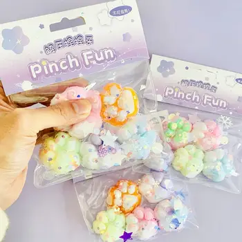 Cute Soft Squeeze Cat Paw Toys Reduce Stress Slow Rebound Pinch Decompression Toy Sticky Kids Toys Gifts