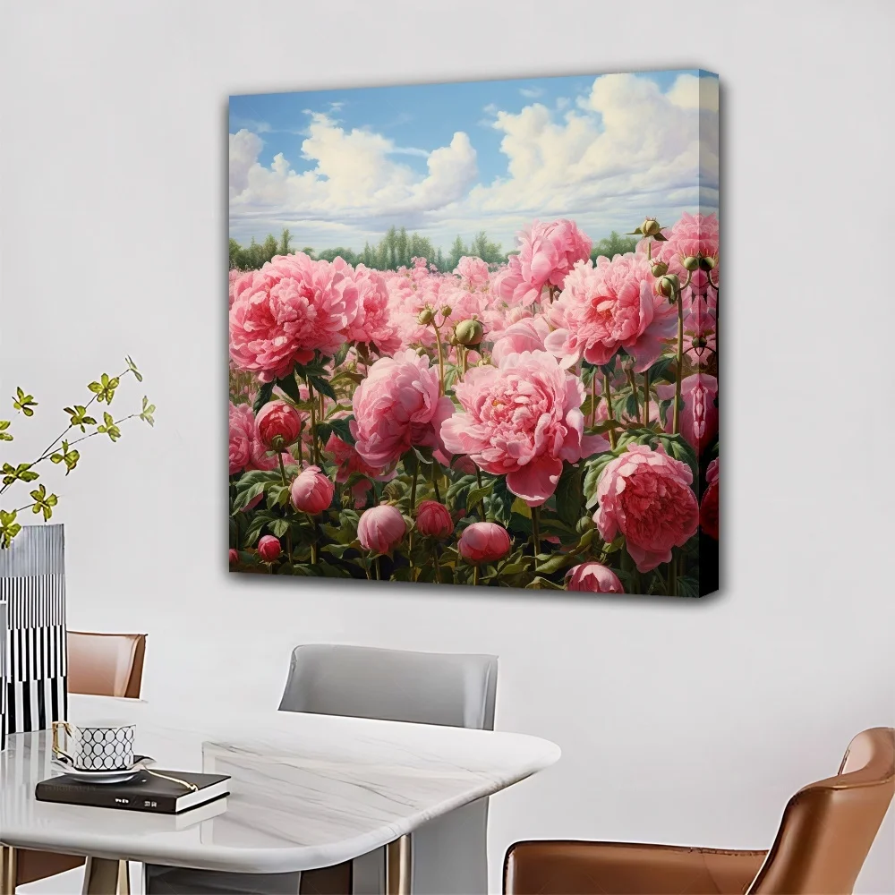 

Forbeauty Framed Gallery Canvas Painting Colorful Vase Antique for Home Decoration