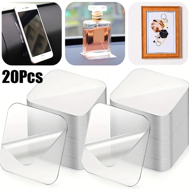 Double Sided Sticky Pads Transparent  Transparent Double Sided Stickers -  10/20pcs - Aliexpress