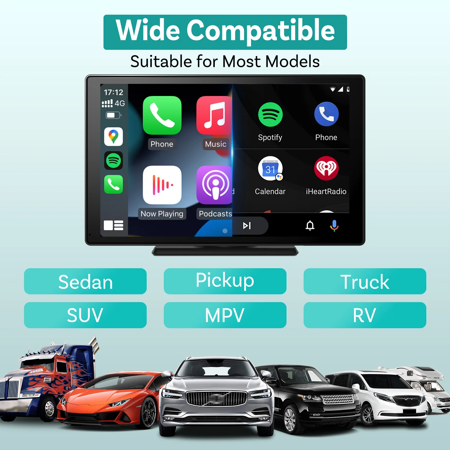 Ottocast Express 9 Inches Car Touch Screen for Netflix Youtube