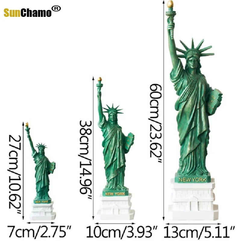 Tourist Souvenir of Creative Statue of Liberty Model Craftwork Display Figurine Living Room Desktop Decoration ornament crafts miniature figurines miniature ornament
