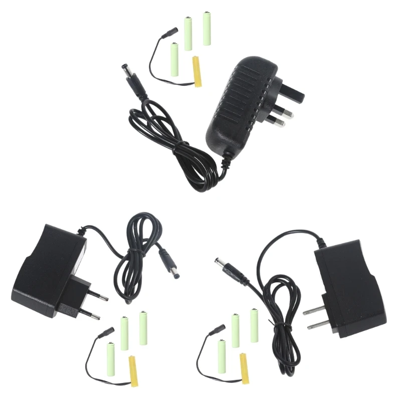 

6V LR3 AAA Battery AAA Battery Eliminators Cable Replace 4Pcs 1.5V AAA Batteries for LED Light Toy Remote Control