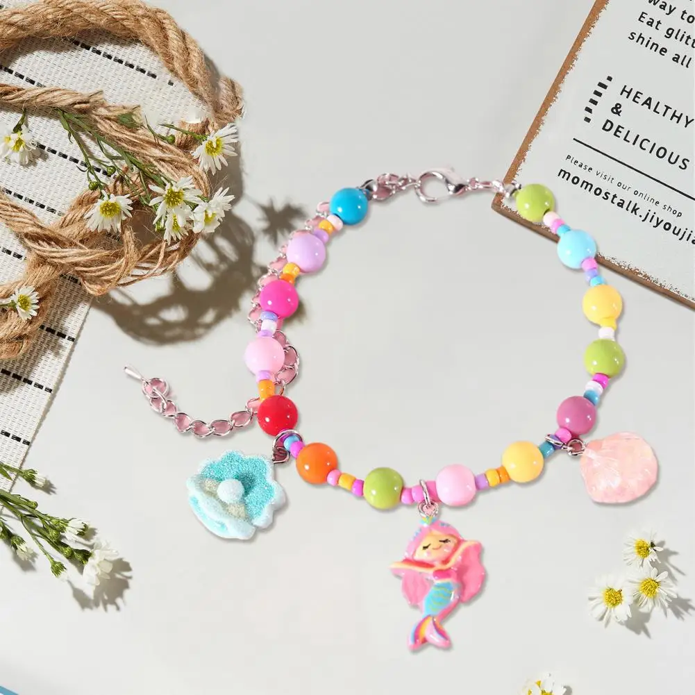 

Cat Neck Circle Colorful Adjustable Pet Collar with Exquisite Jewelry Pendant Princess Necklace for Dogs Cats Sweet for Beloved