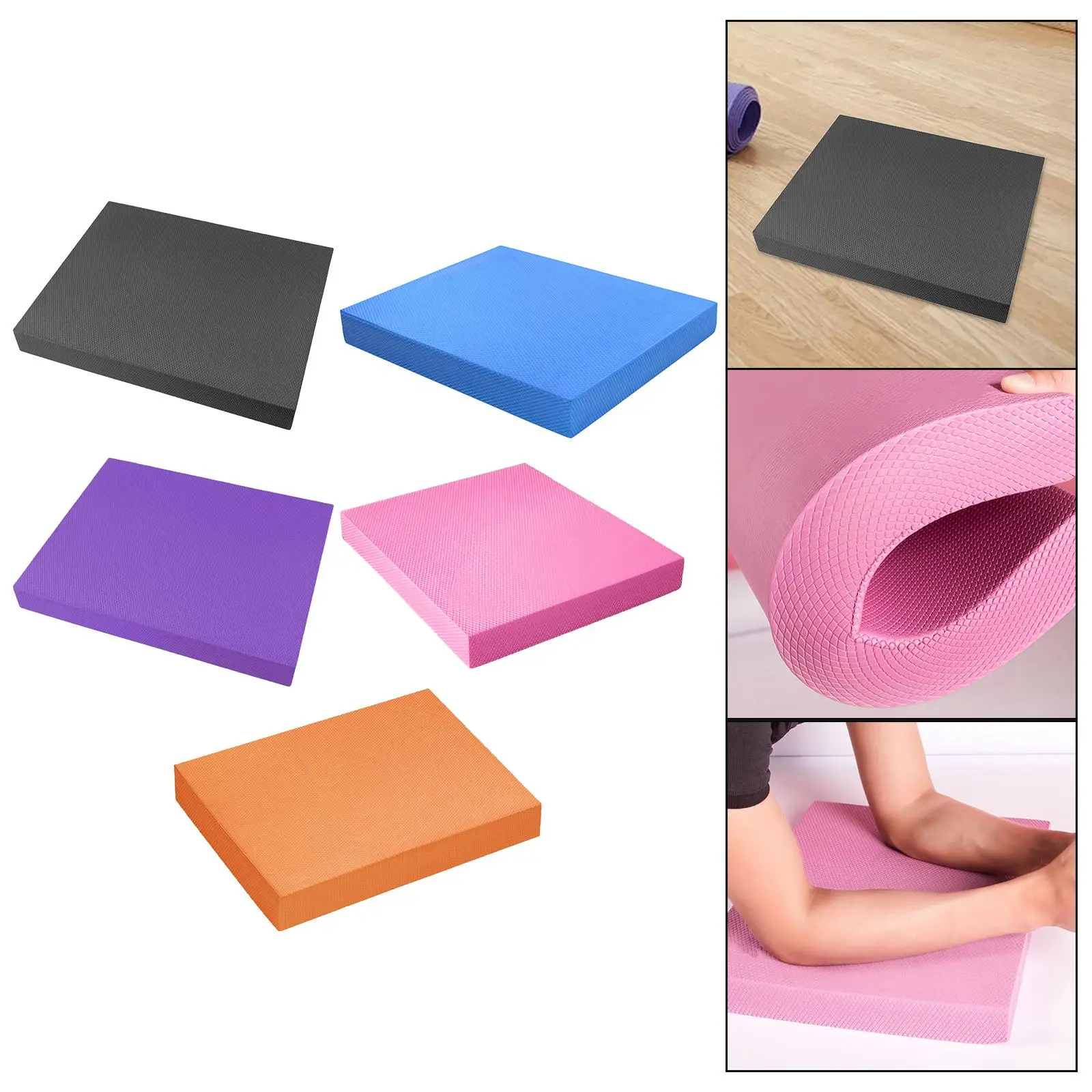 Balance Pad Foam Mat Nonslip Yoga Exercises Trainer Anti Tear Balance Cushion Kneeling Pads for Workout Adults Fitness Indoor