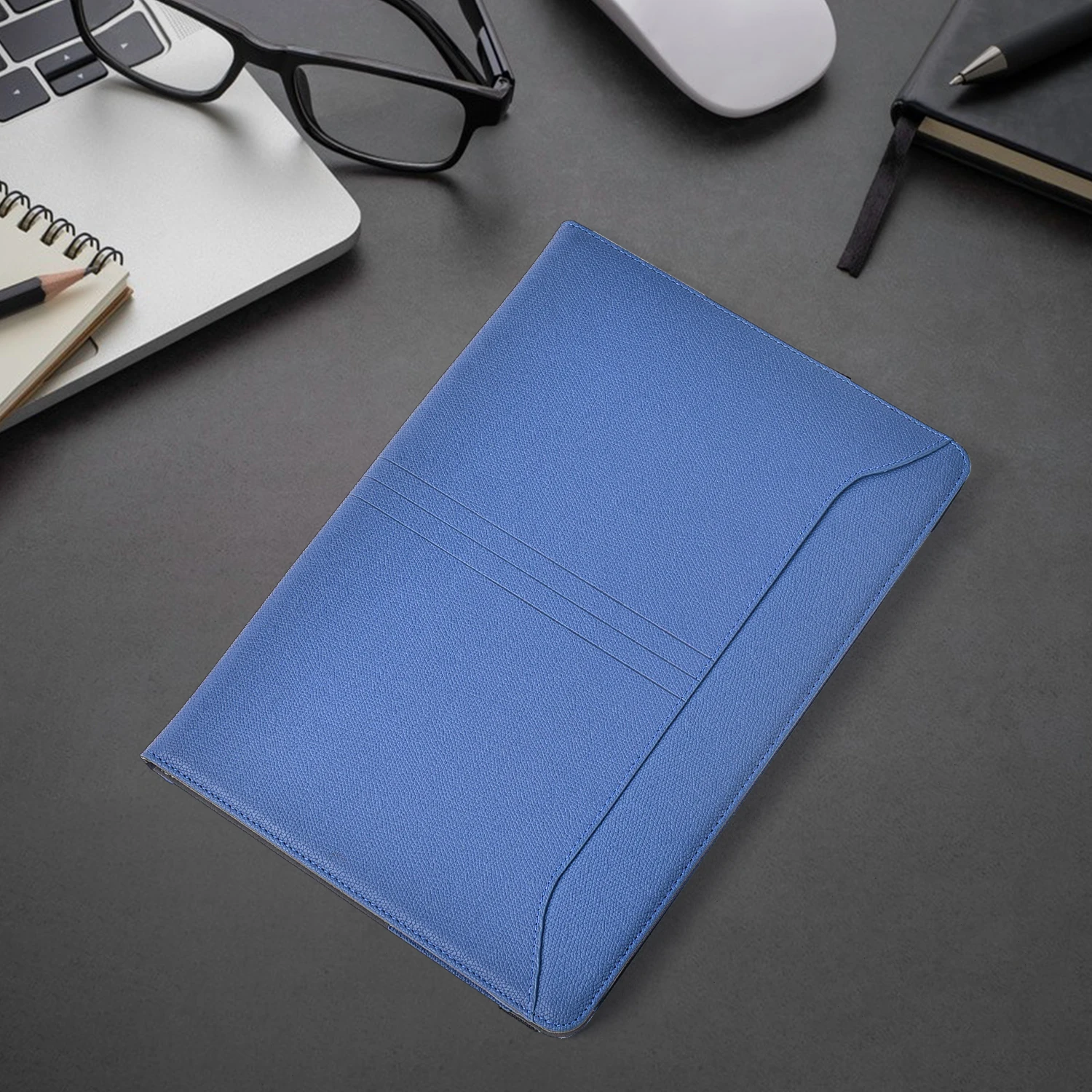 Estojo de Couro do Macbook Air pu com Aberturas e Função de Suporte 13 Polegada 2023 20232023 2023 A2337 m1 A2179 A1932 - Imagem 4