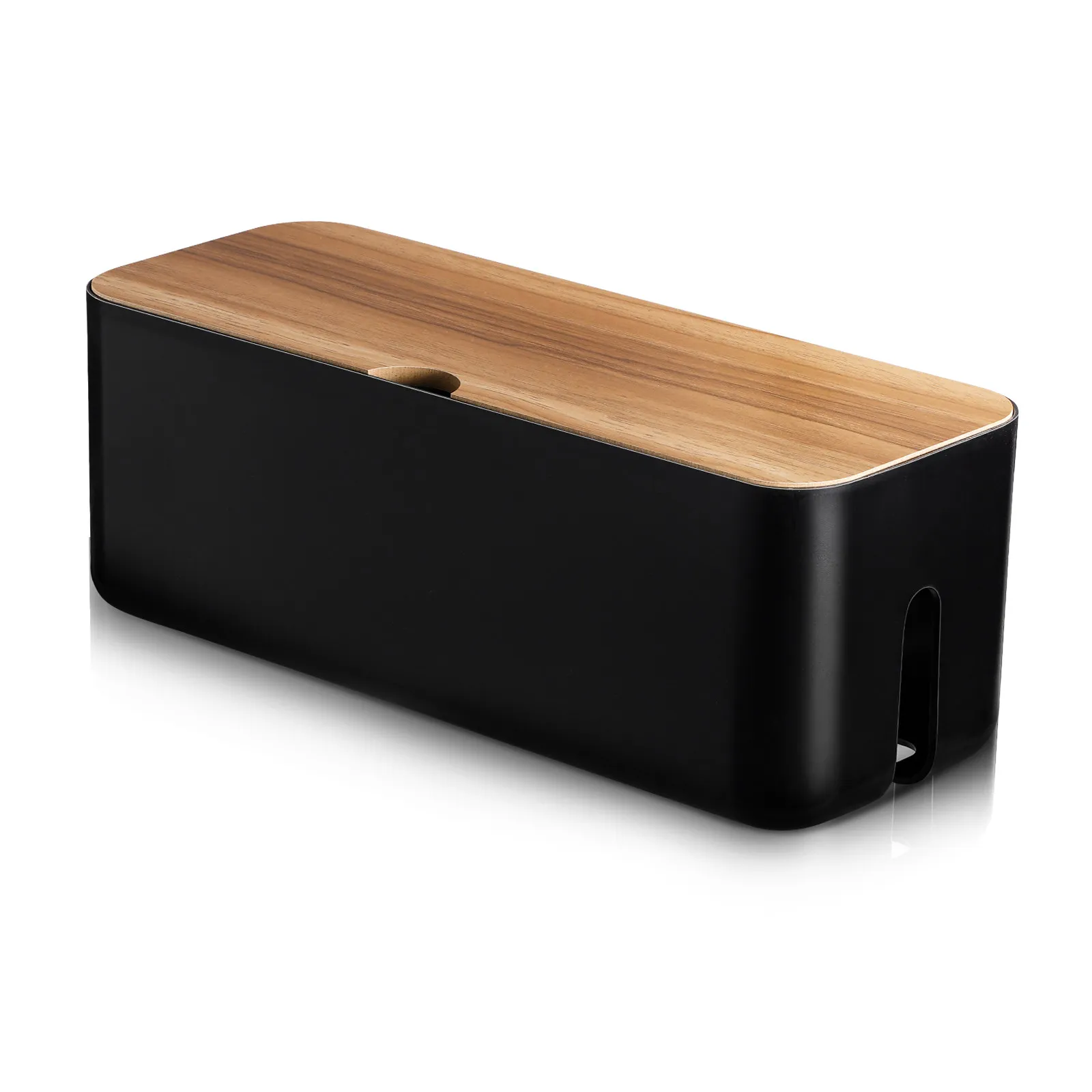 전원 스트립 및 코드용 케이블 정리함 ABS 방염 와이어 정리함 통풍 기능이 있는 데스크탑 코드 숨김함