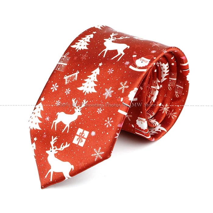Neue Design Weihnachten Krawatte Für Männer Schneemann Tier Baum Gedruckt Herren Geschenk Festival Krawatte Für Weihnachten Party Anzug Krawatten Als Geschenk – Detail 2