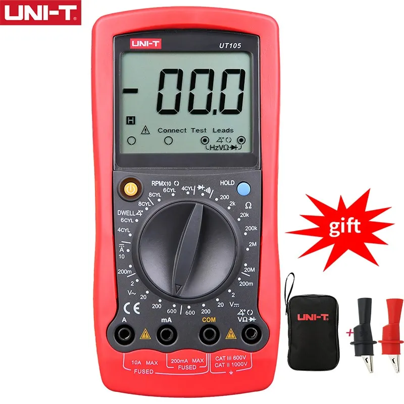Unit Ut105 Ut107 Ut109 Lcd Automotive Handheld Multimeter Ac/dc
