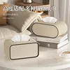 Leather tissue box, simple high-grade tissue box, light luxury tissue box suitable for living room, bathroom, office, hotel 3