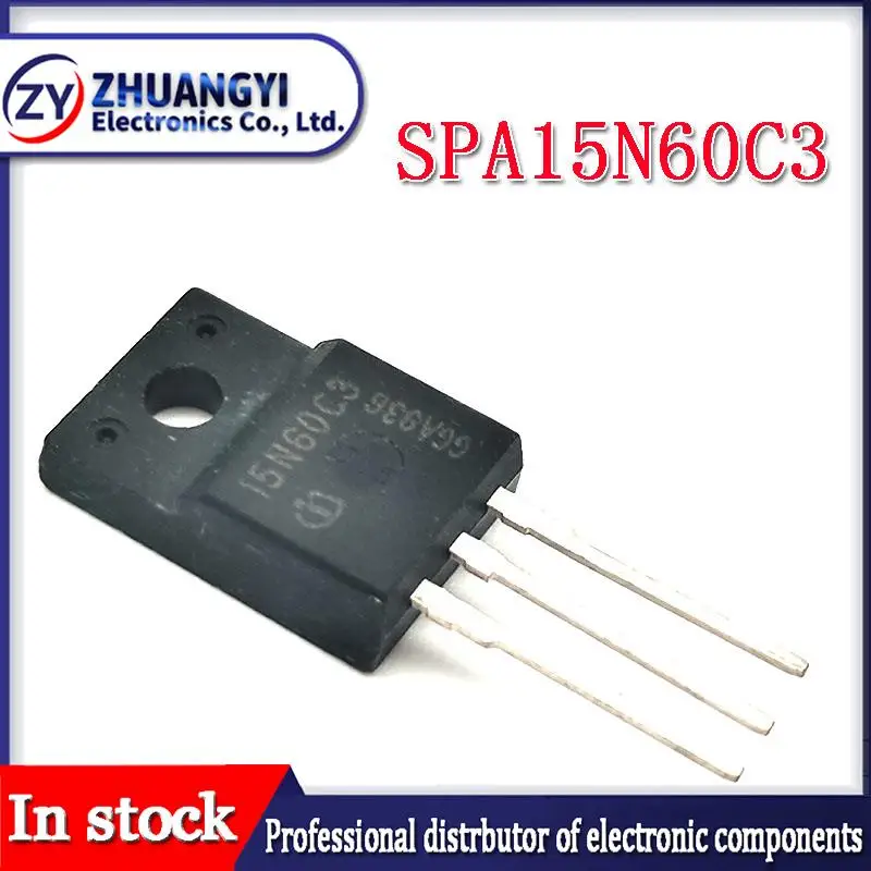 5pcs Spa15n65c3 To-220f 15a 650v 15n65c3 Spa15n60c3 15n60c3 Spa11n80c3 ...