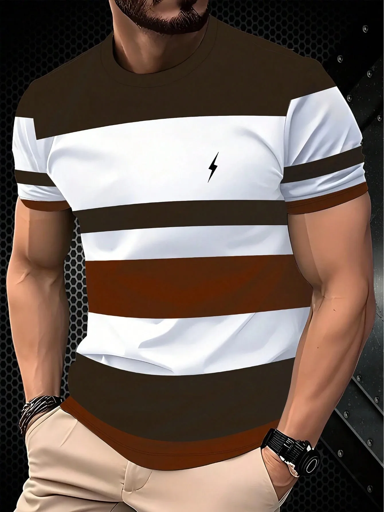 Men's Short Sleeve Sports T-Shirt | Breathable Athletic Performance Tee S66d20b31541e4501a8995b88cefd9188H