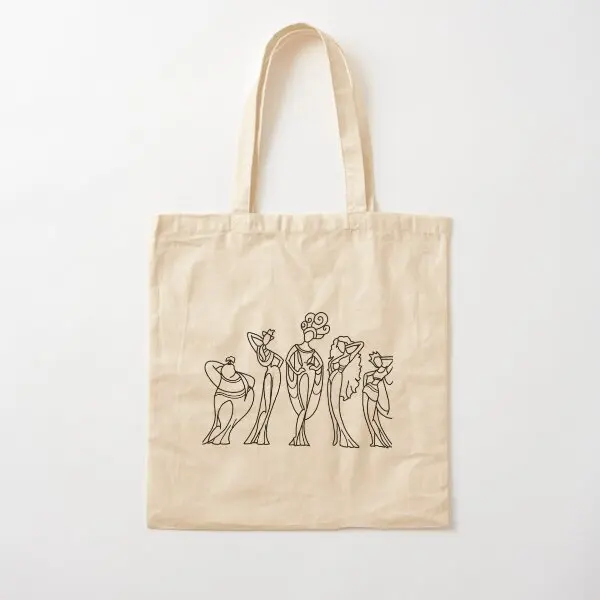 

Muses Cotton Canvas Bag Shopper Casual Designer Grocery Fabric Women Handbag Fashion Printed Travel Tote Shoulder Bag Ladies