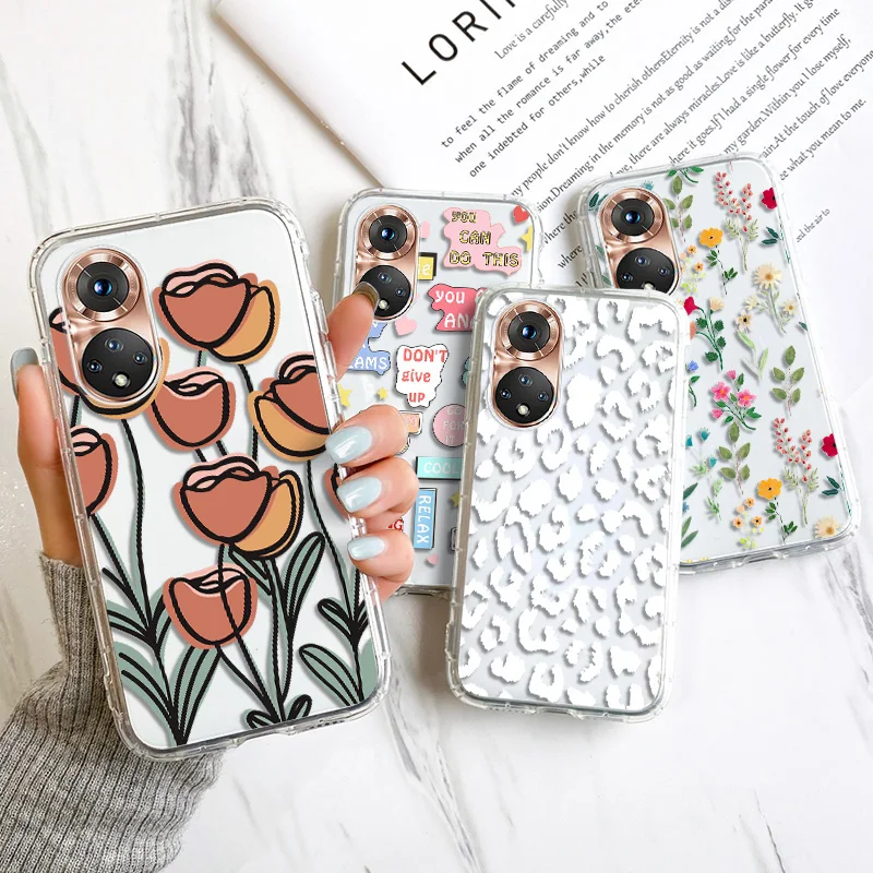 Case For Honor 50 Silicone Funda Huawei P30 Pro P40 P20 Lite 8X 9A 10i 20i 20 10X P Smart 2019 2020 Z | Мобильные телефоны и