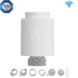 Smart Thermostat Valve with Remote Temperature Control and Voice Activation (WiFi)