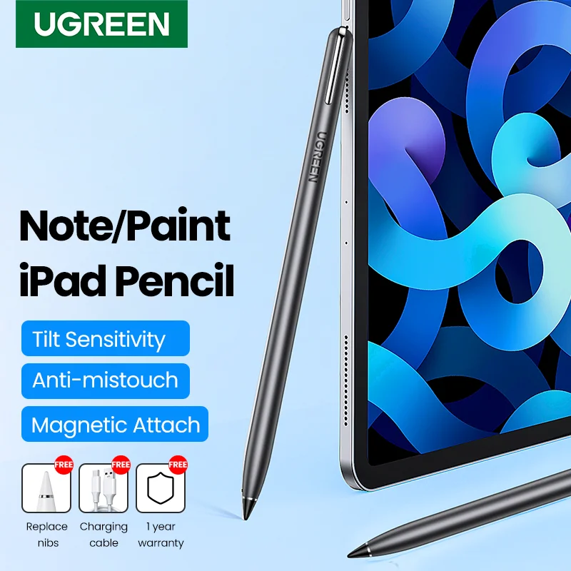 UGREEN Stylus Pen for Apple Pencil Touch Pen for iPad Pro 2022 Stylus Pen  for Tablet iPad Air mini Touch Screen Drawing Pen