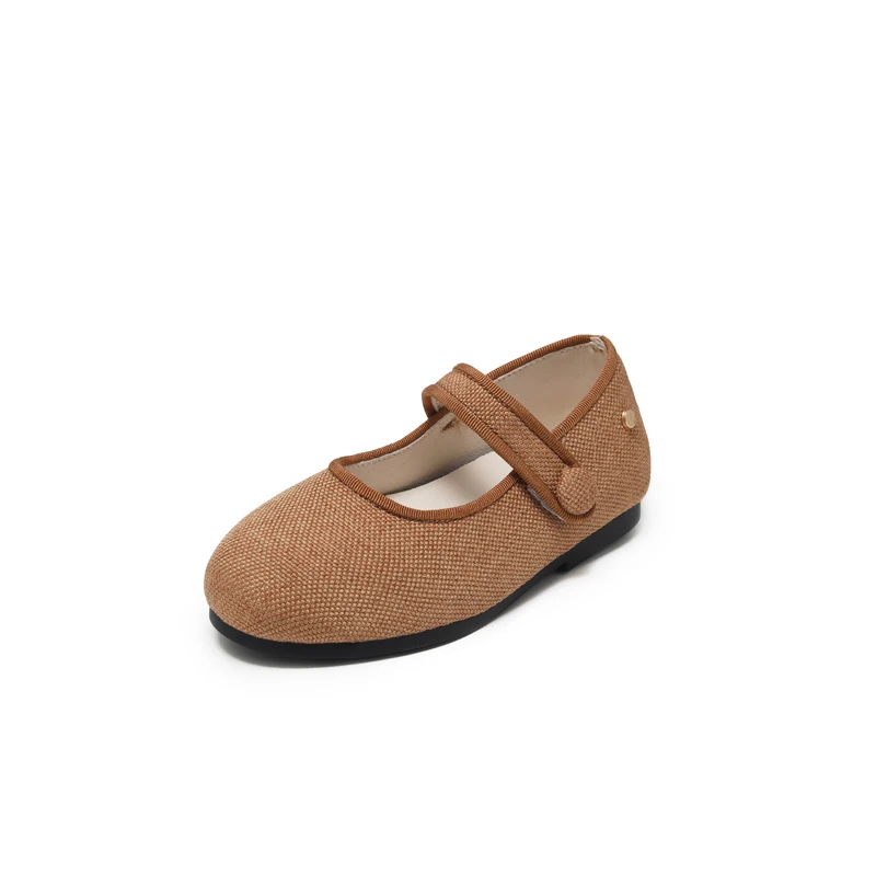 New 2023 Spring Kids Shoes Children Princess Shoes Baby Girls Sweet Caramel Shoes Toddler Ballet Flats Fashion Shoes Mary Jane 6