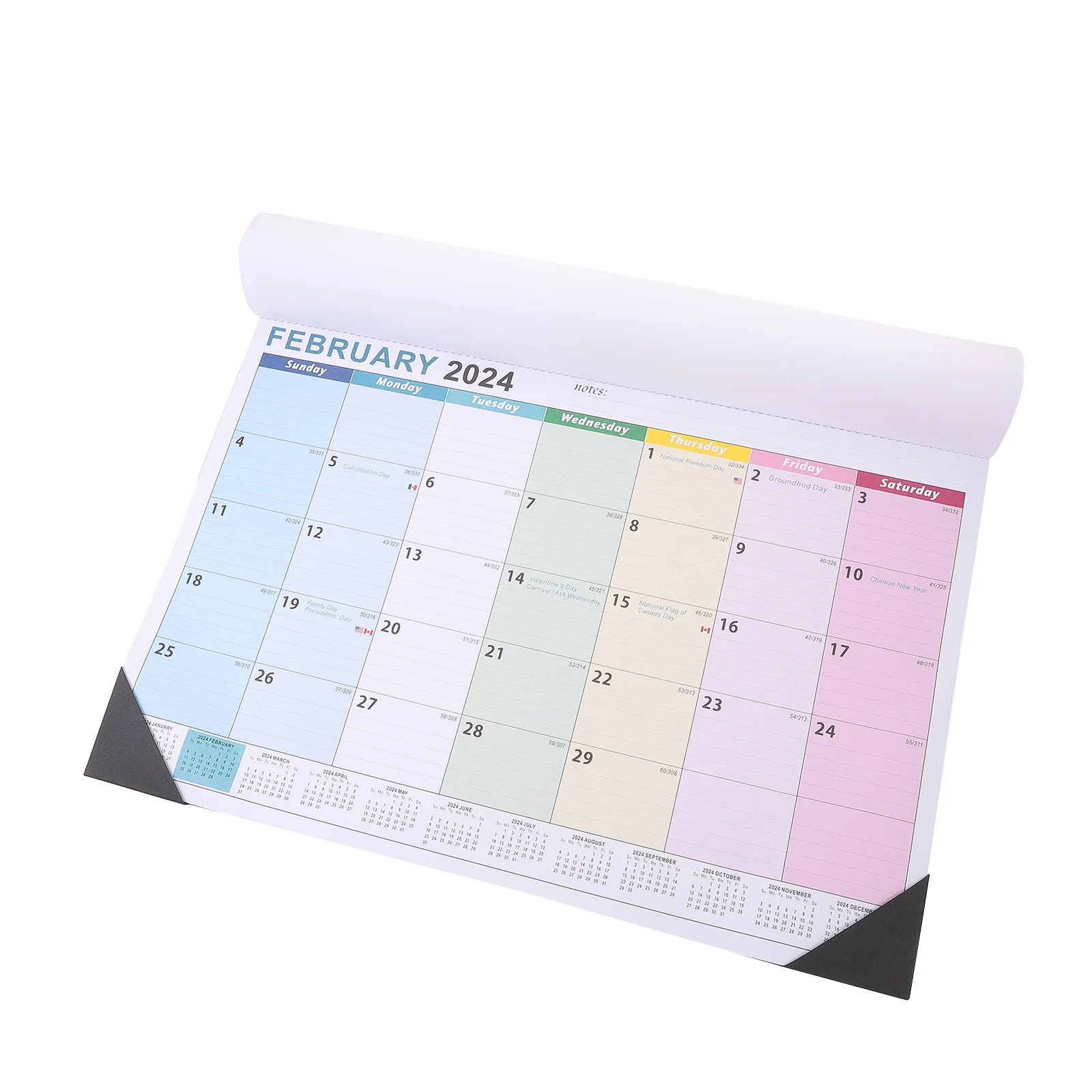 Wall Calendar Desk Calendar 2023-2024 Desk Calendar Planner Calendar Desk Calendar for Plan Office Home
