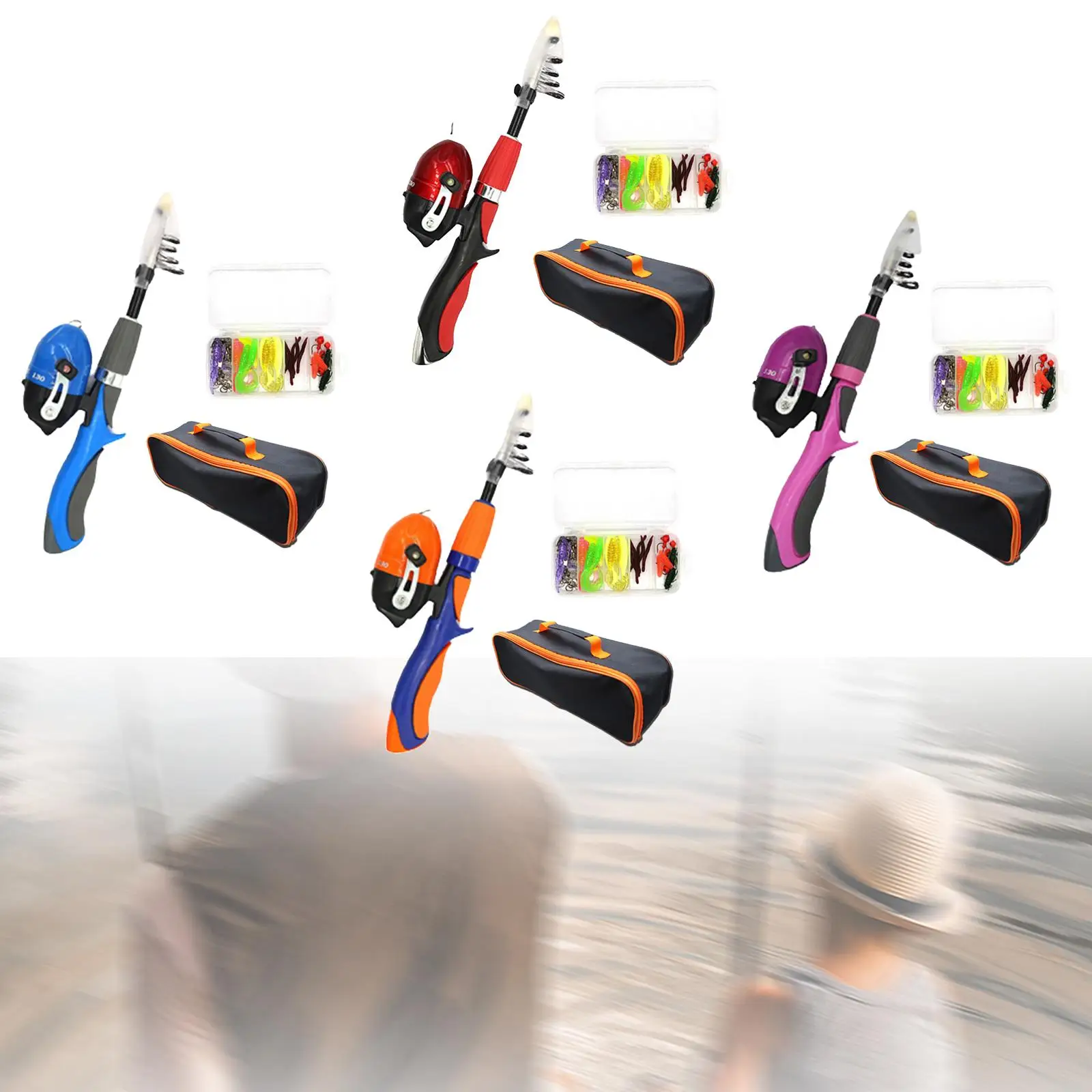 Fishing Rod and Reel Combo with Fishing Reel Traveling Kid Fishing Pole for Travel Boys Girls Kids Children Youth Fishing Rod and Reel Combo with Fishing Reel Traveling Kid Fishing Pole for Travel Boys Girls Kids Children Youth