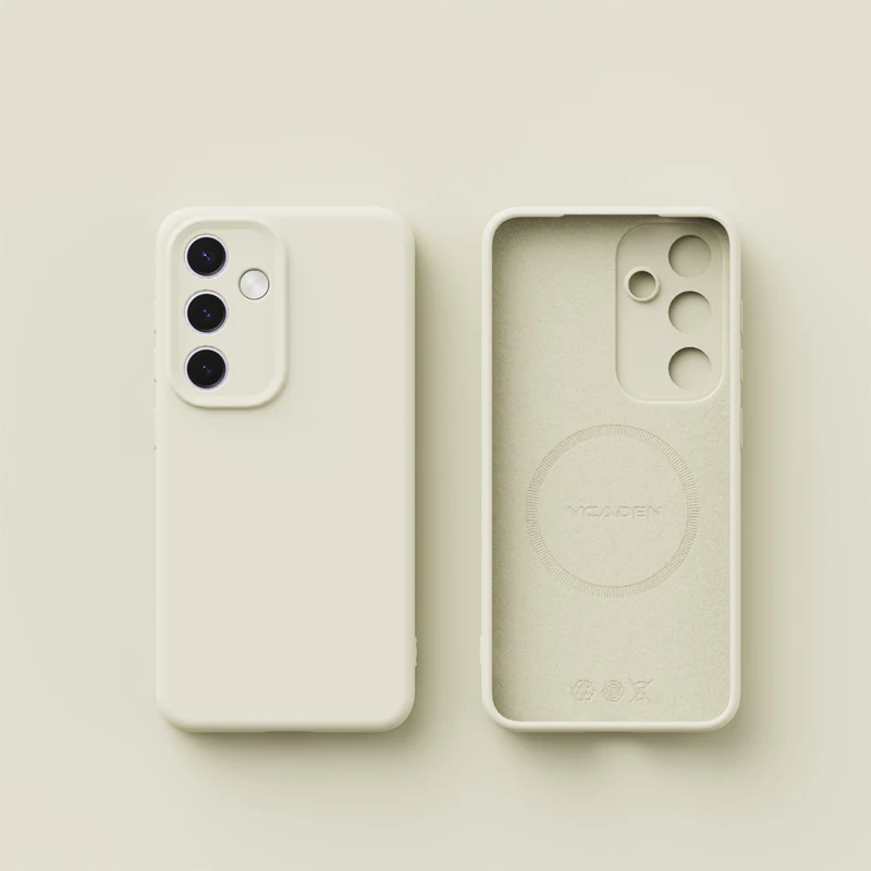 Premium Liquid Silicone Magnetic Case - Ultra Soft Shockproof Matte Candy Cover