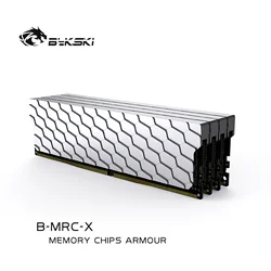 Bykski Copper Heatsink DDR5 RAM DIMM Water Cooling Cooler Heat Dissipation Cover B-MRC-X