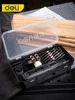 Deli Mini electric grinding Electric Drill Carving Pen Variable Speed Drill Rotary Tools Kit Engraver Pen for Grinding Polishing 4